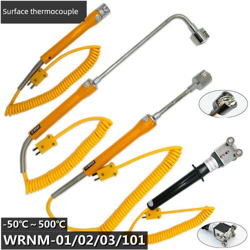 Wrnm-01/02表面热电偶k型手持式温度测量棒接触模具传感器探头Jnd