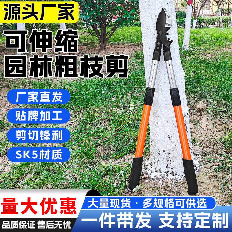 粗枝剪大力伸缩绿化园林修枝剪刀果树修枝剪加长SK5园林剪果枝剪图片