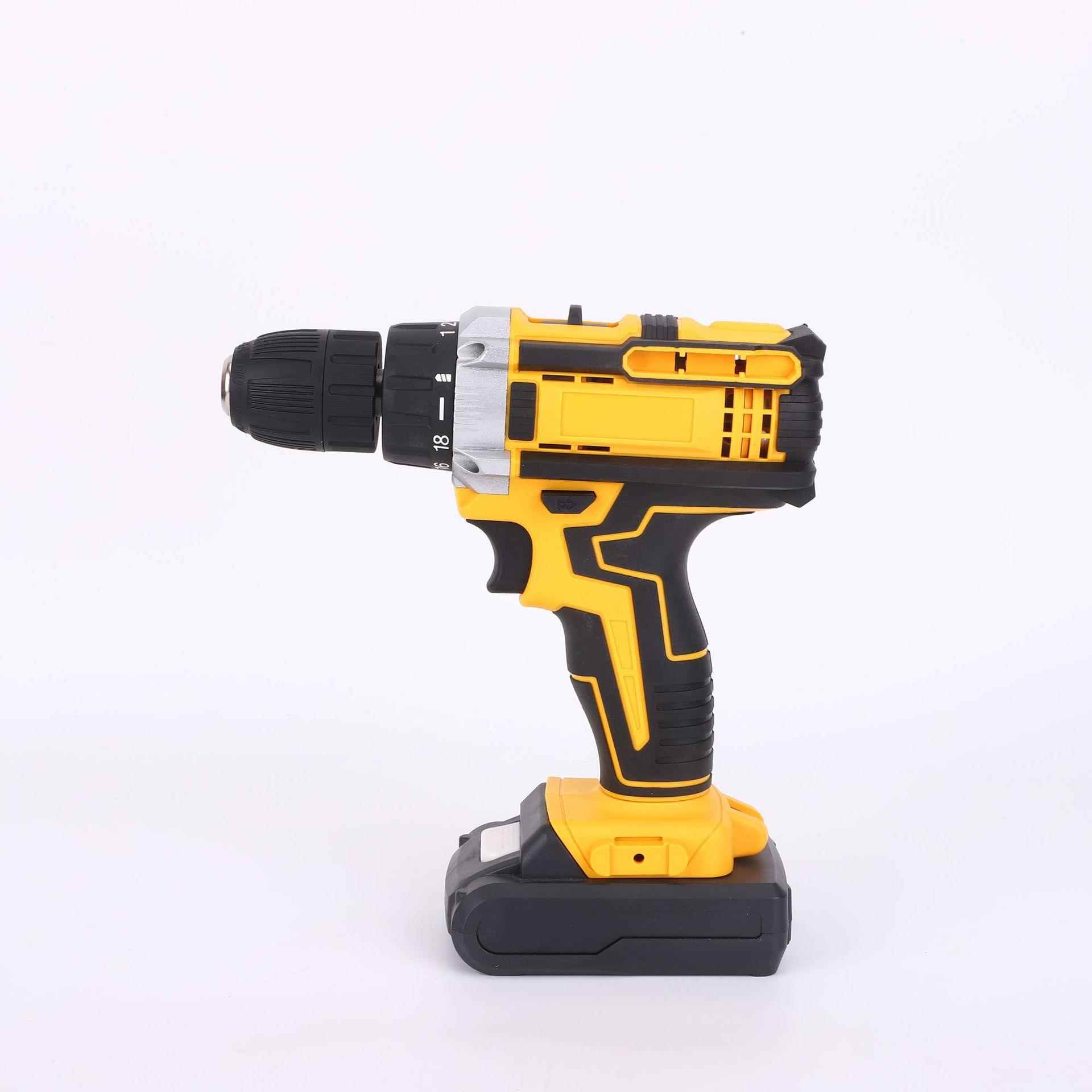 锂电充电手枪钻工业级家用套筒电动工具家用工具箱锂电手电钻套装
