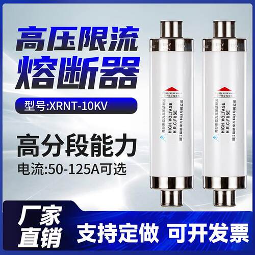 高压熔断器高分断能力限流XRNT10-12KV50A63A80A100A变压器跌落式