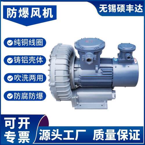 防爆变频旋涡气泵11KW易燃易爆环境隔爆型高压风机2GB820-7HH7
