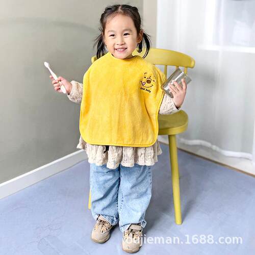 儿童毛巾洗漱珊瑚婴儿宝宝浴袍