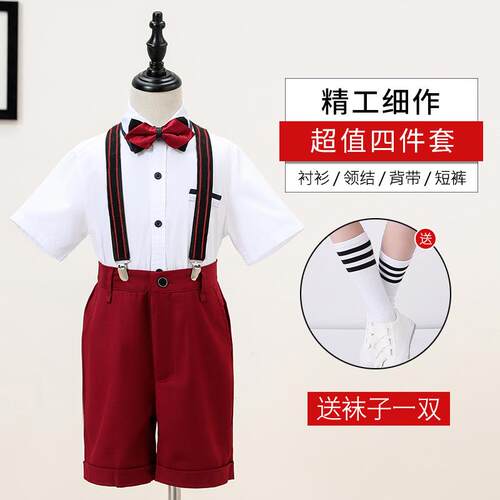 正品六一儿童演出唱服红歌合裙男女童蓬蓬纱幼儿园毕业诗表歌朗诵
