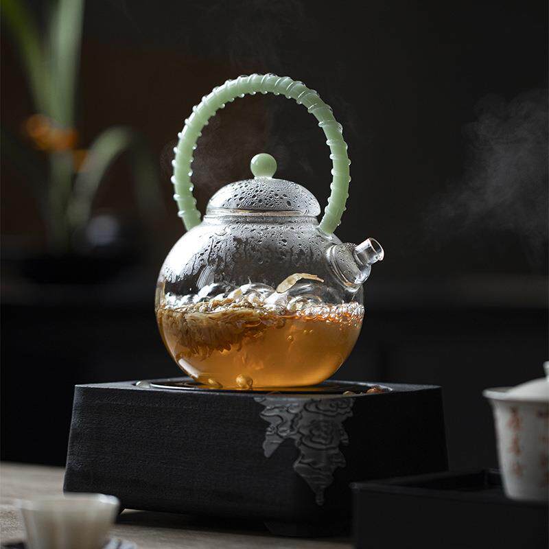 高硼硅耐热玻璃煮茶壶电陶炉家用大容量茶壶中式高档茶具烧水壶