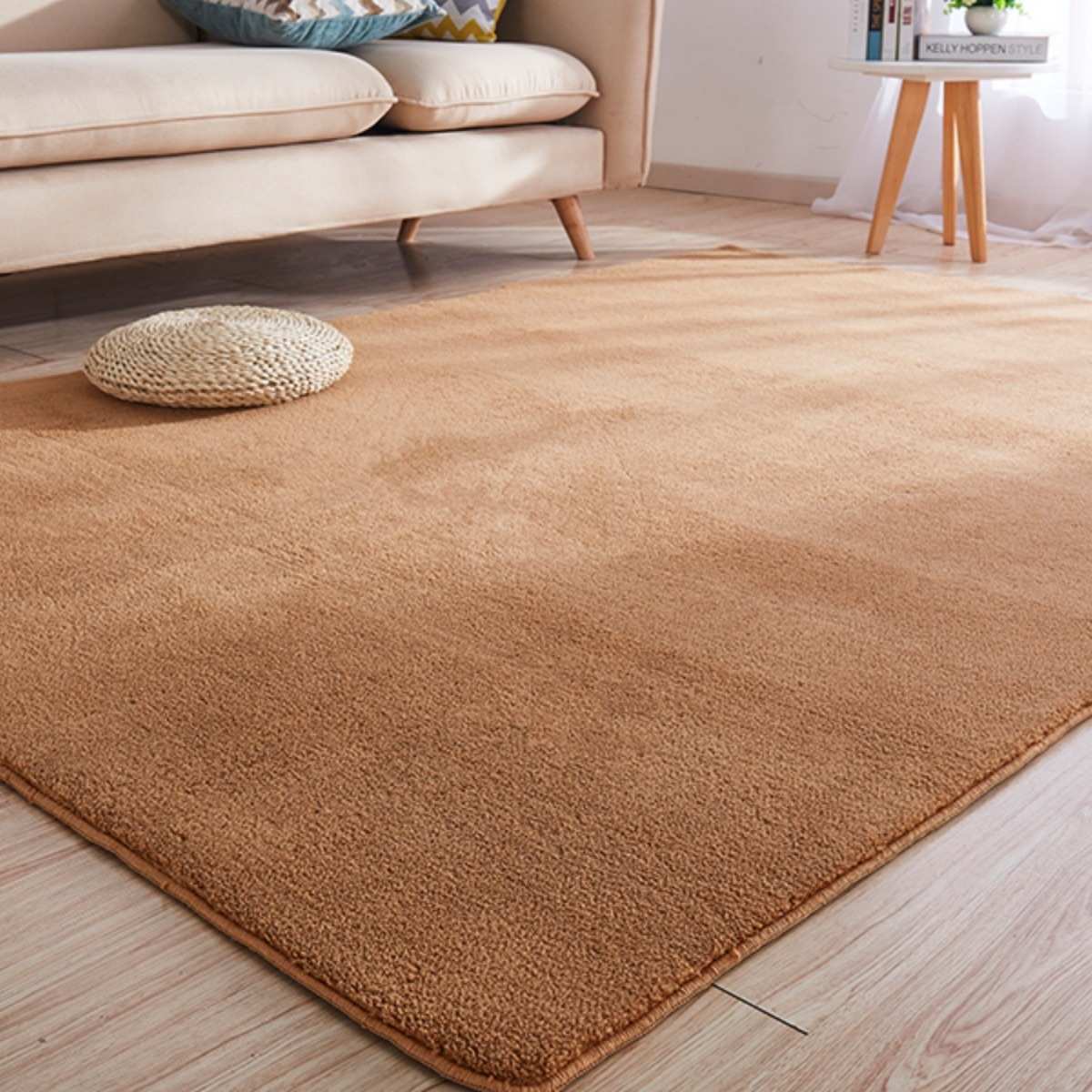 DIY红色满铺加厚毛地毯卧室客厅茶几垫服装直播间大面积全铺地毯