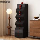 实木古风咨询客服五柜斗不规储物柜餐边收纳则红网客厅置物柜柜子