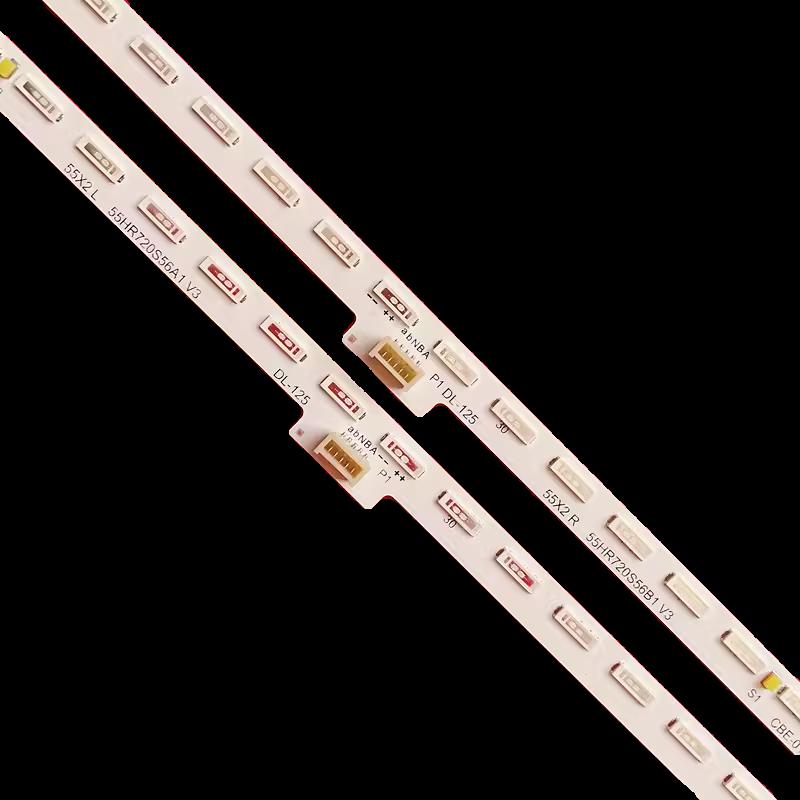 适用TCL 55X2灯条4C-LB5556-HR03Q HR04Q 55HR720S56A1B1蓝光灯液