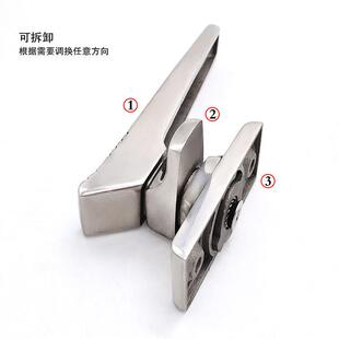 温尚手坤SK1-8118不锈钢门锁工业机械执锁烤箱恒箱设迫紧SK1-8118