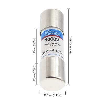 BASS保险丝 440mA 1000V DMM-44/100-R 10x35mm 万用表保险丝管