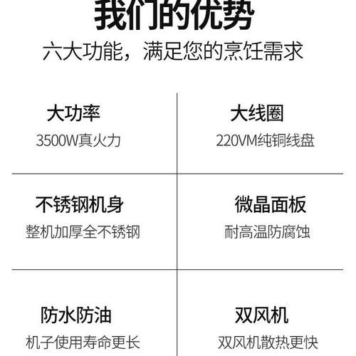 贝岭商用电磁炉BL-350AP3炒500W平面汤大功商炉率用电磁灶爆食堂