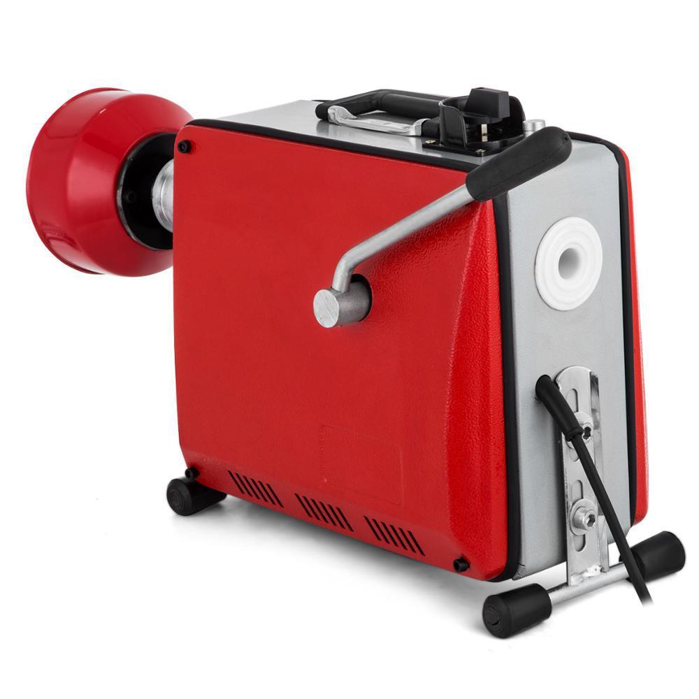 90W电动排水沟清洁器2-100mm下水道疏通机多用途管道清洁器