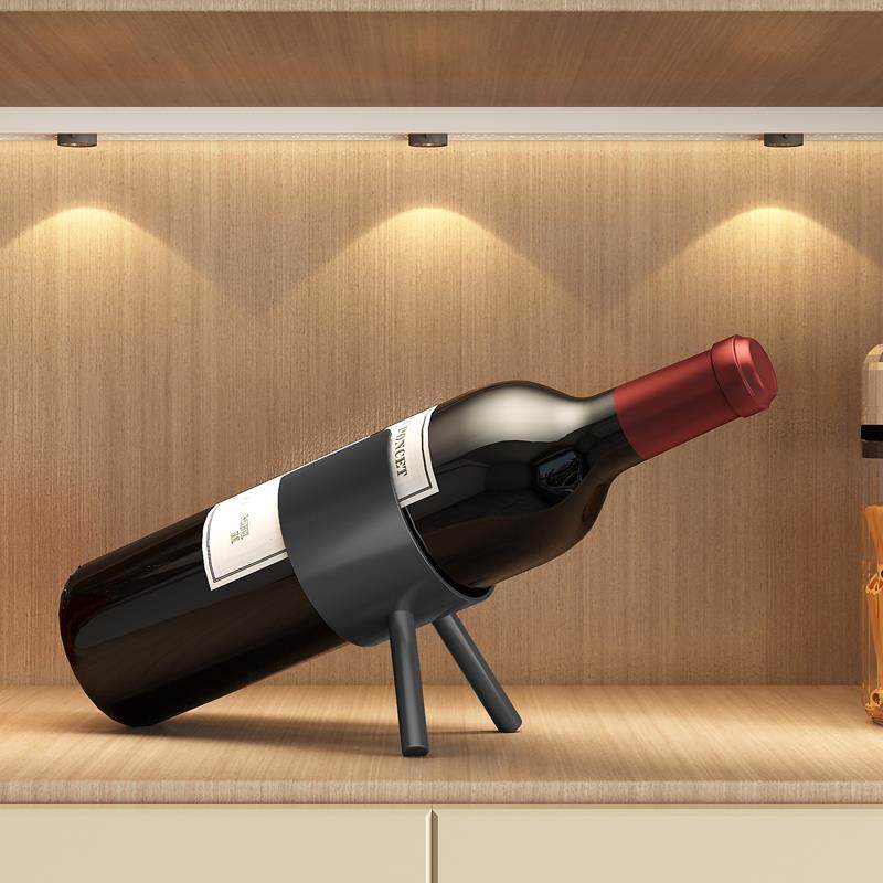 需定制红酒架摆件酒柜红酒展示架葡萄酒架斜放酒瓶托 托架家用酒
