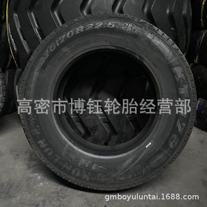 275/70R22.5全钢真空货车校车轮胎 KT878花245/70R19.5板拖车轮胎