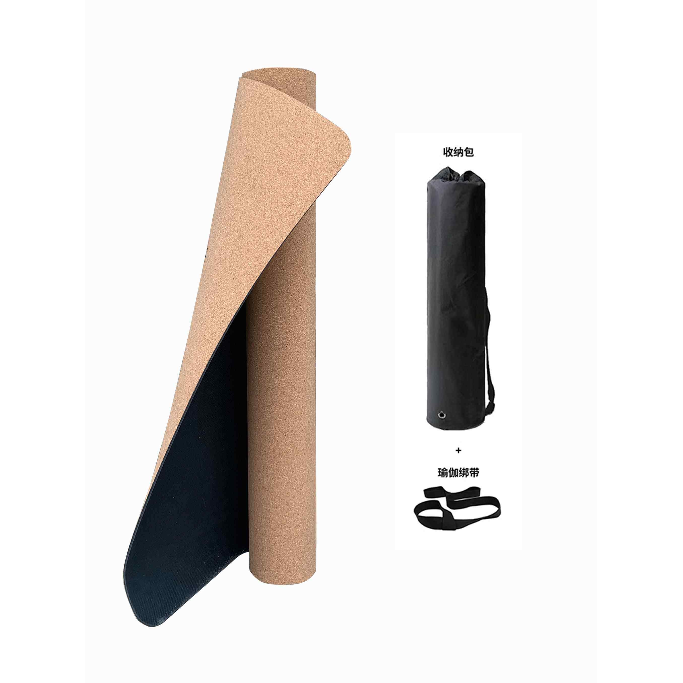 正品瑜伽垫天软木环保无味双面防滑热瑜用伽初然学者家男地垫女运