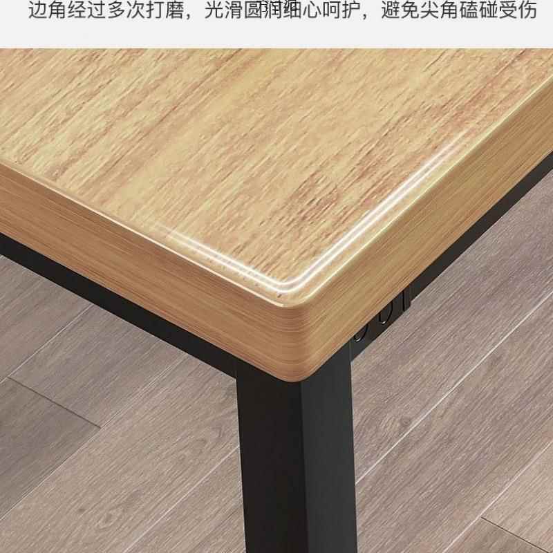 桌简约餐桌见详情椅家用早餐大排食档饭长方形桌子小吃店堂快餐店