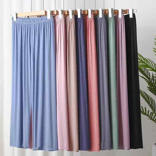 Air conditioned sleeping pants for women in summer, high