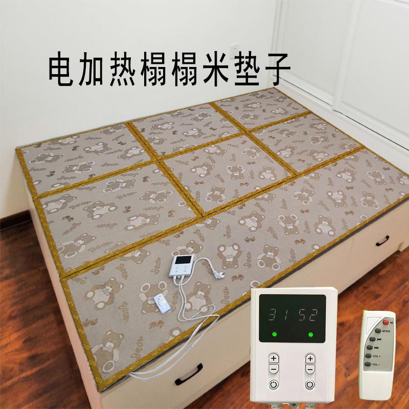 厂家发货电加热榻榻米垫子碳纤维加热线踏踏米地垫炕垫环保椰棕垫