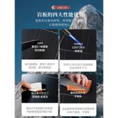 意式 餐桌极简圆桌岩板小户型家用圆形餐桌设计师餐饮店桌椅组合