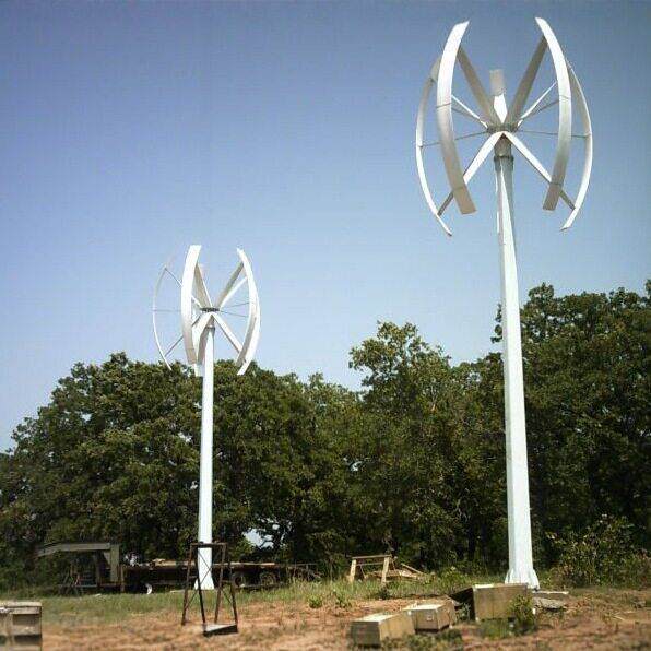 工业级垂直轴风力发电机3KW-20KW定制化风电设备耐腐蚀FRP叶片