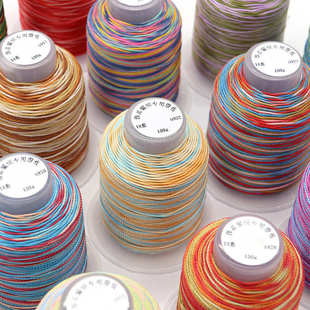 染股苍国风线段股彩虹15江山五12线套装股段染股诀18彩线兰线千里