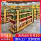 超市货架便利店展示架零食文具店置物架商超多层钢木陈列架货柜