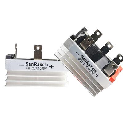 单相三相整流桥QL40A1000V SQL50A1600V QL2510 10A35A带散热器型