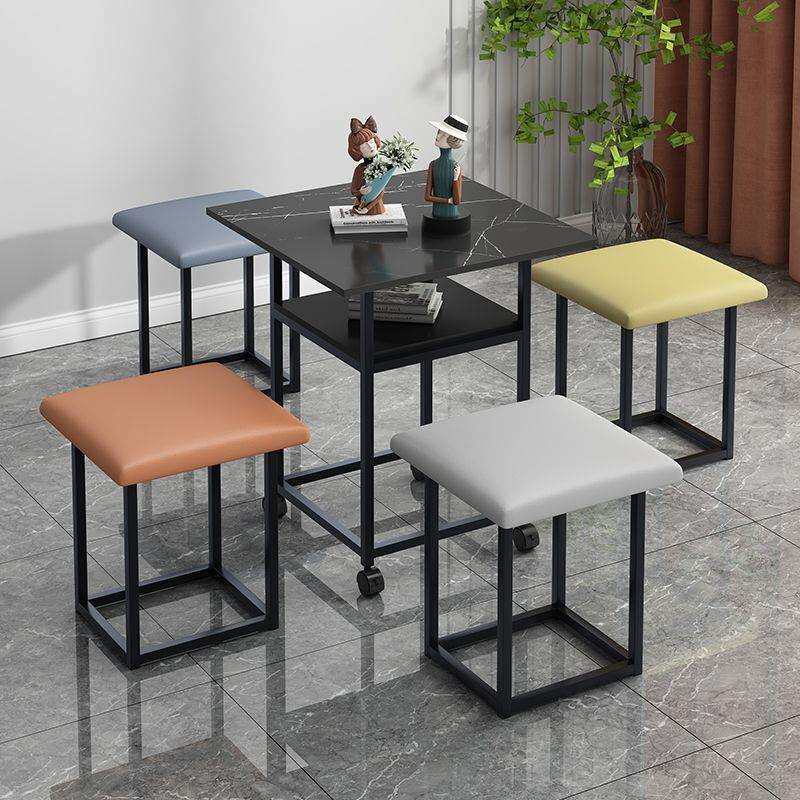 魔方凳子家用多功能组合收纳椅子创意茶几客厅小户型阳台餐桌板凳