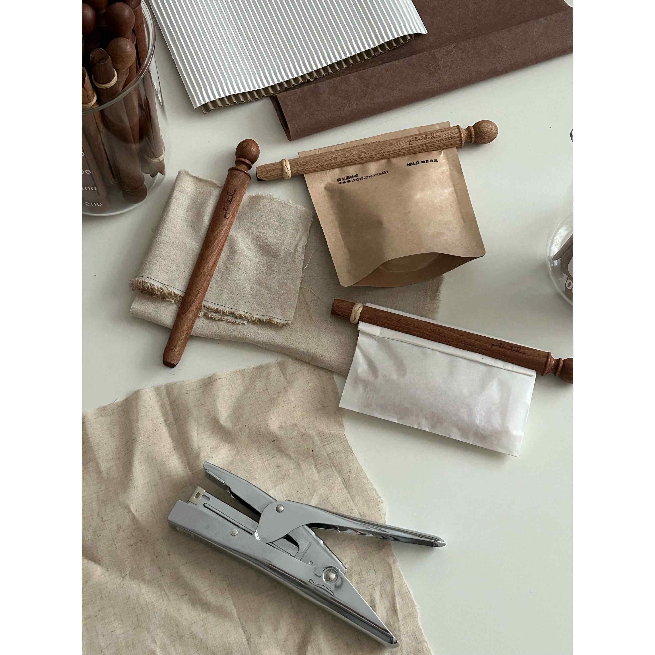 “Pata工作室”木制封夹书签卡夹书签封夹