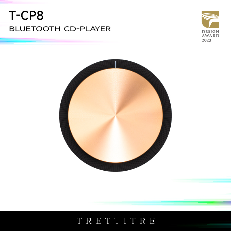 TRETTITRE T-CP8蓝牙CD播放器高保真音质便携专辑播放机节日礼物