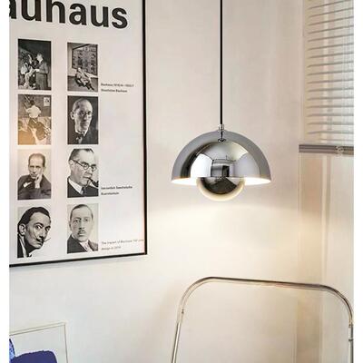 可升降悬停卧室床头PV1花苞吊灯奶油风餐厅花苞吊灯玄关灯小夜灯