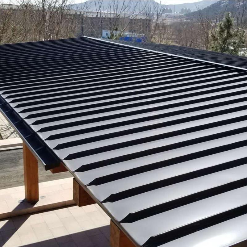 铝镁锰屋面板金属瓦铝合金板材32-310型别墅风景区矮立边合金瓦