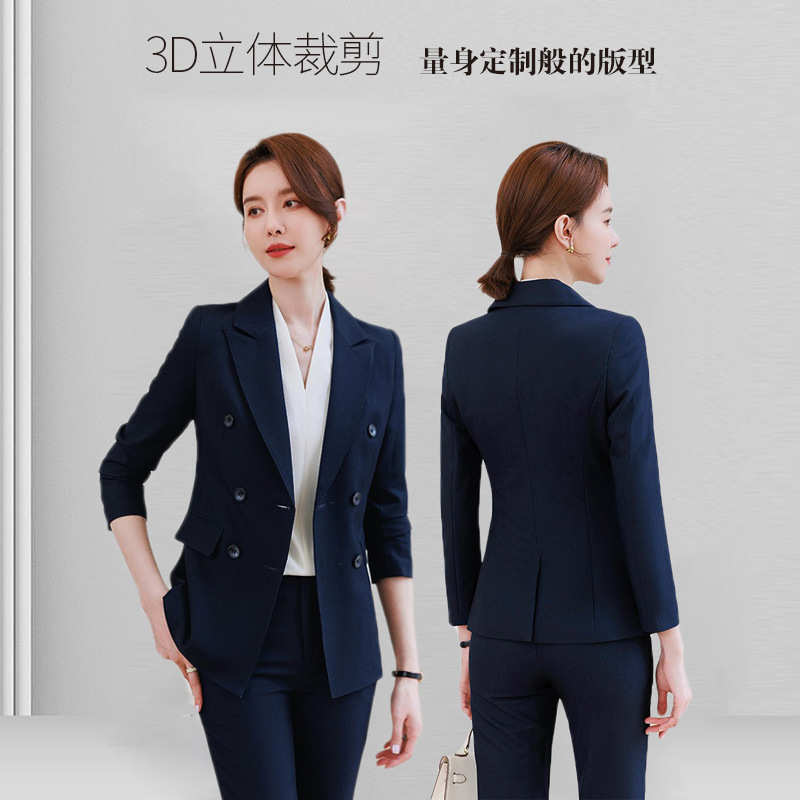 高级感职业西装套装女春秋商务行政正装工装气质西服通勤装工作服