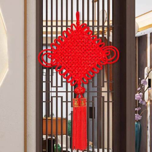吉祥如意传统手工编织中国结挂件房间入户门客厅玄关喜庆新年装饰