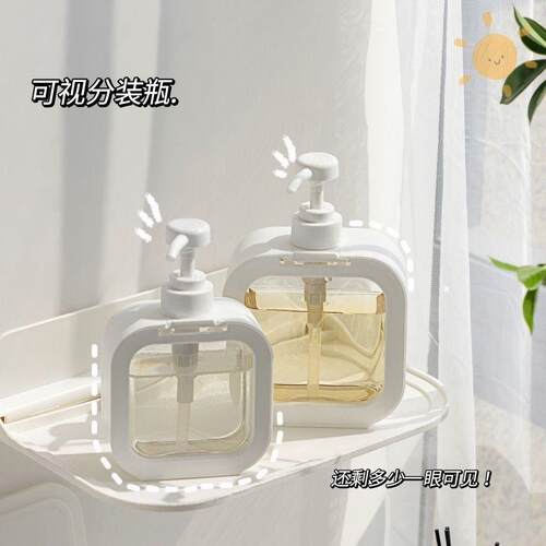 Refillable bottles for shower gel, dish soap, pump bottles f