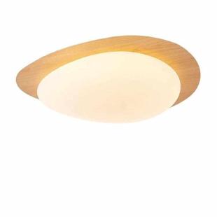 现代简约灯具灯木纹卧室鹅卵石创意原灯吸顶灯led温馨间北欧书房