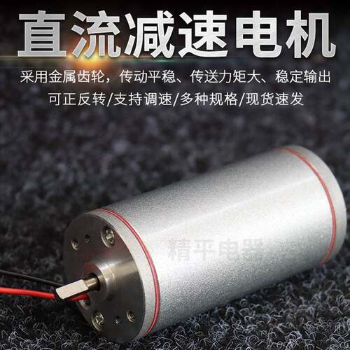 微直流减速电机齿12v24v轮扭力型马达小型793大推杆电机JP38电机