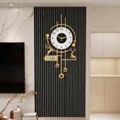 钟墙表挂钟客意厅2025BZS新时款 创大气家用上钟网红现代简约石英