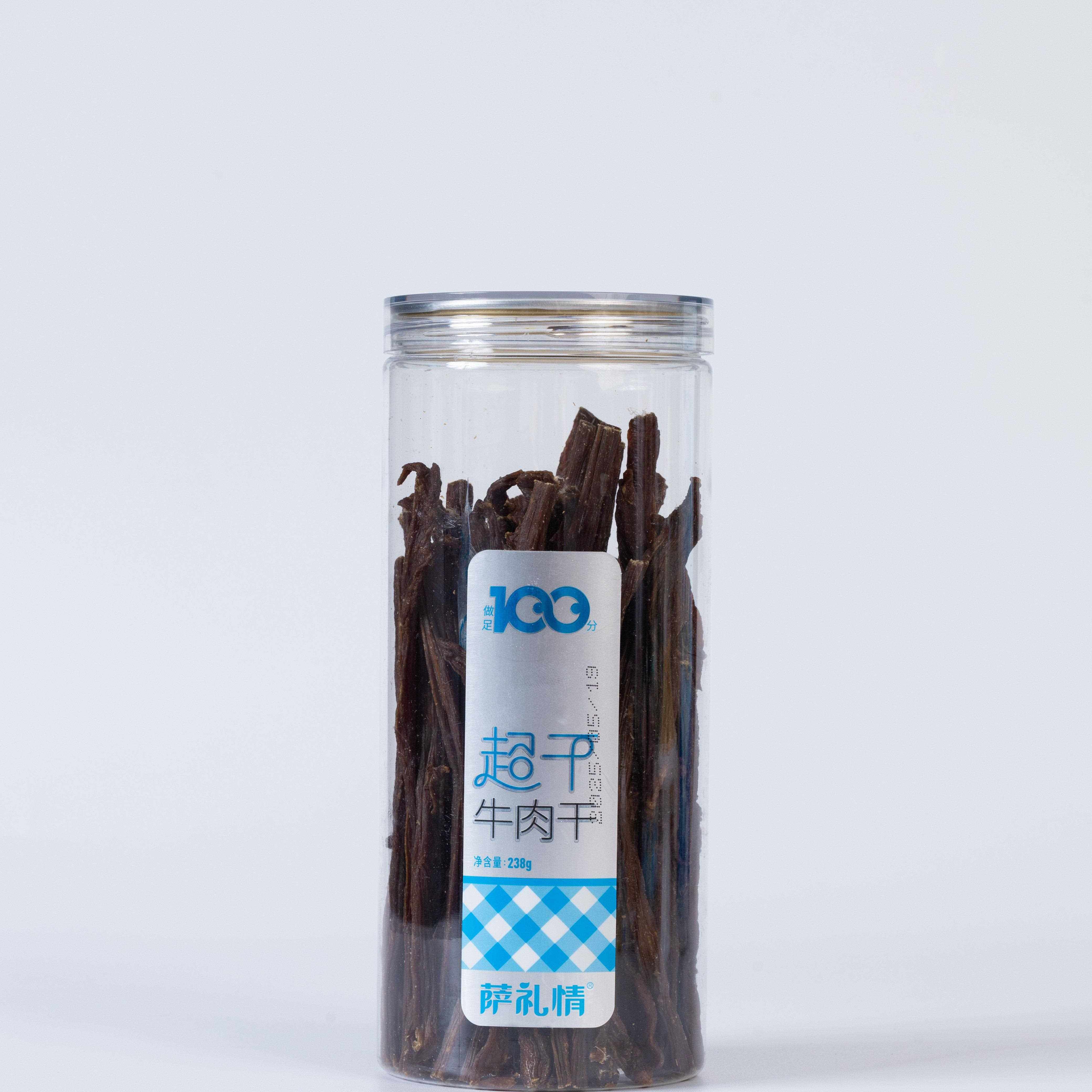 萨礼情超干牛肉干原味238克 肉质营养美味有嚼劲开即食内蒙特产