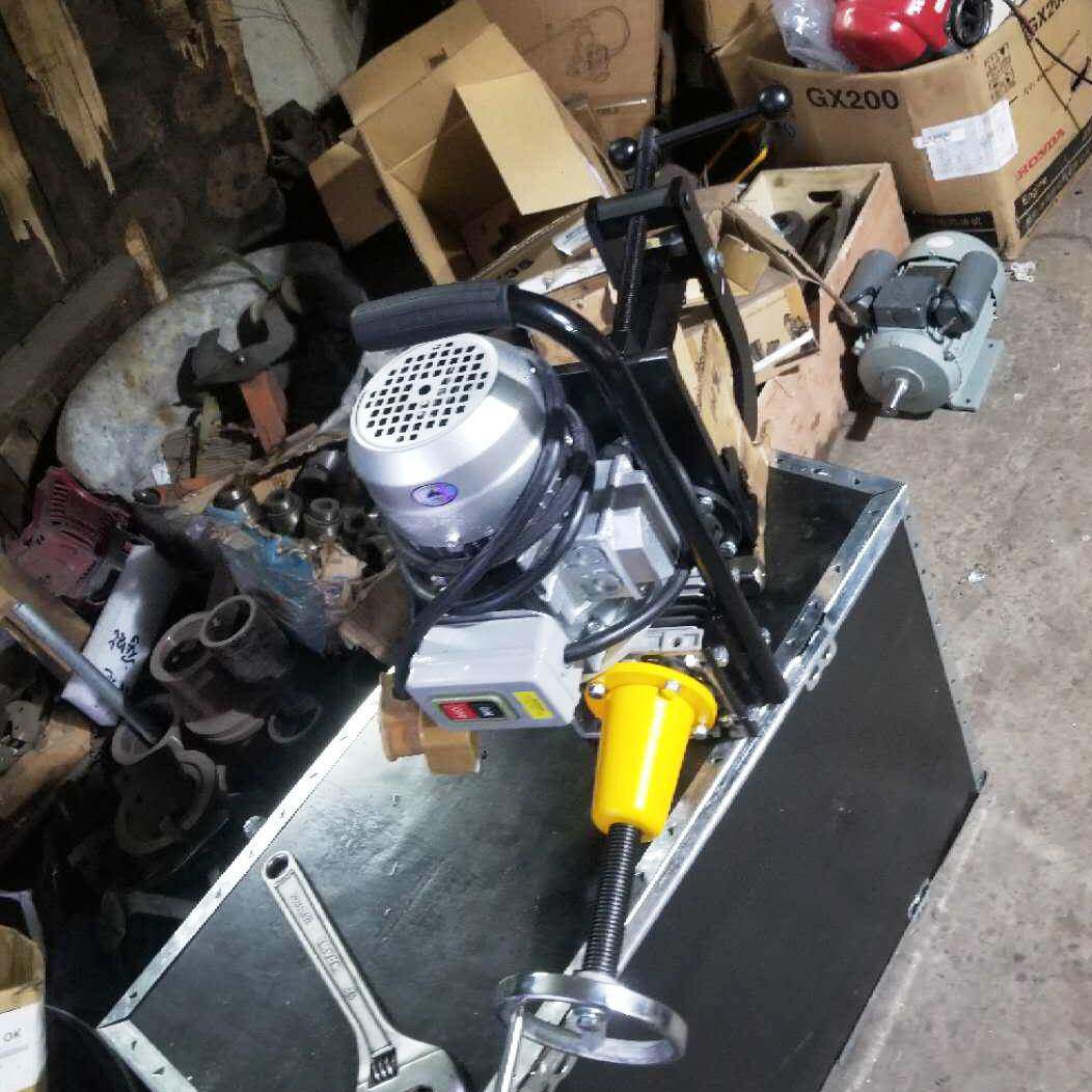 电动钢轨钻孔机120轨专用便携式轨道打眼机铁路轨道打眼钻打孔机