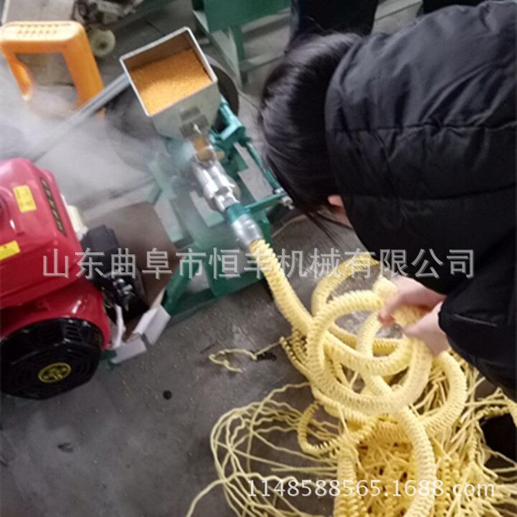 玉米粮食膨化机 自动切断空心棒机 多功能米花糖糕爆米花机
