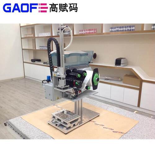 治具定位贴标机SQUIX4高赋码光纤模块治具定位实时打印贴标