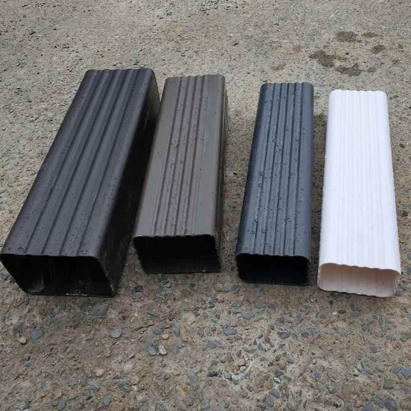 方形雨管下水管Pvc污水管房屋阳光房树脂方管外墙室外排水管