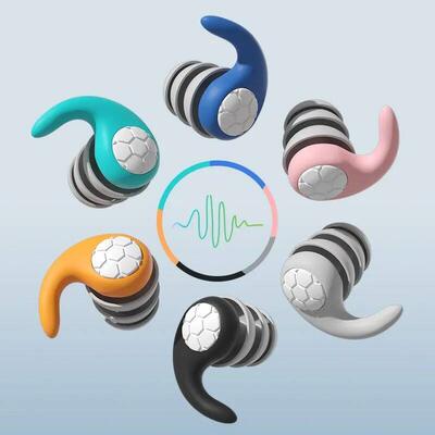 Silicone Noise Cancelling Earplugs Noise Filter Sleep Swimmi