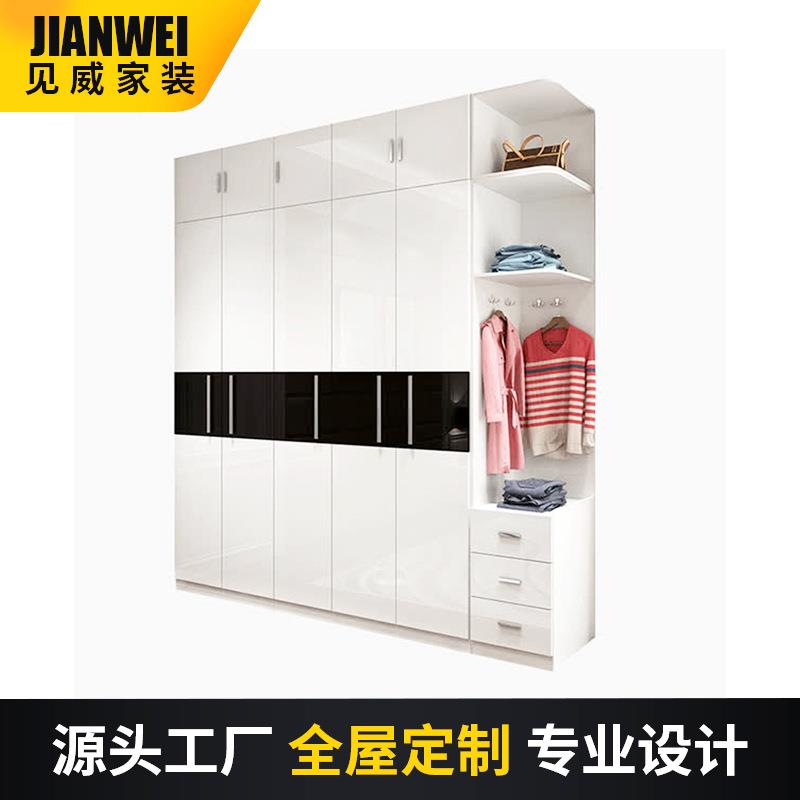 开门衣柜整体一门到顶欧式卧室衣帽间全屋家具设计衣柜绍兴