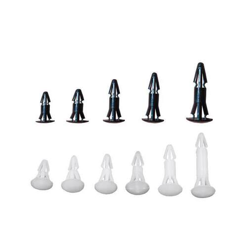 RC-5-8-10-19 尼龙帽钉/圆底/平底PC隔离柱/塑料铆钉 PC板隔离柱
