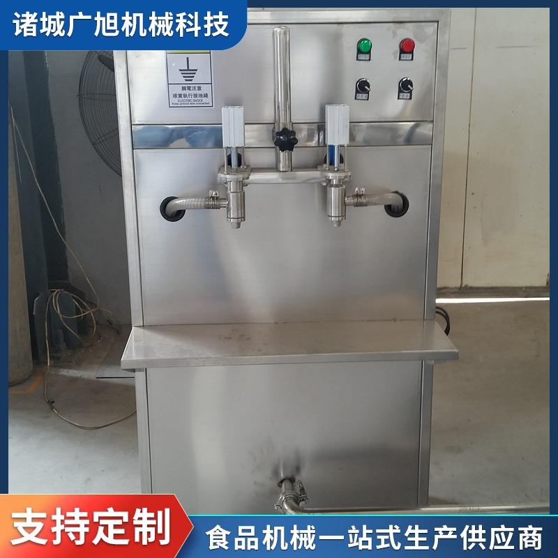 小型液体灌装机果汁饮料灌装机生产线 双头灌装机厂家广旭机