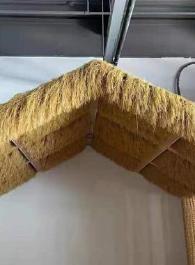 仿真草地式防虫塑阻ZYR燃料茅毯草户外装饰屋顶农家乐茅草厂家茅