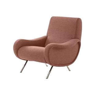 Lady意式 极简休闲椅沙发椅单人椅布艺卧室单椅简约现代别墅设计师