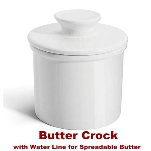 French Butter Crock Ceramic Butter Keeper French Butter Dish