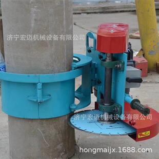 直销抱箍式混凝土切桩机供应上下可调接的电动水泥管切桩机包邮